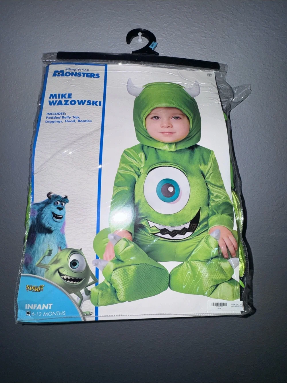 Monsters Mike Wazowski Infant Green Costume